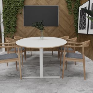 Shell oval meeting tables