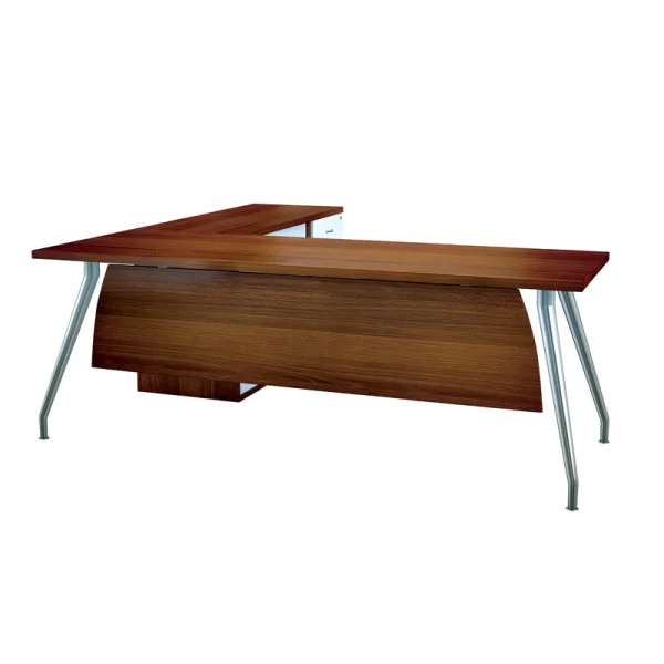 Cardiff Office Desk with side Pedenza - Image 2