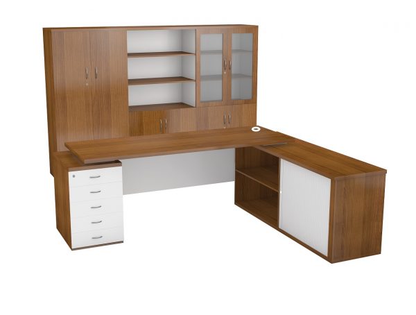 Nevada L-Shaped Managerial Office Desk