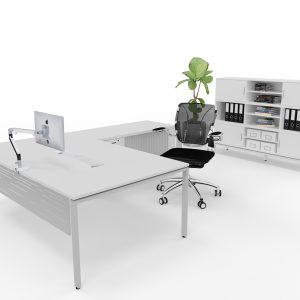 Elevate Storage with Executive Office Desk