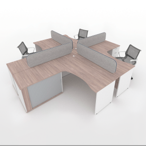 4 Way Office Cluster